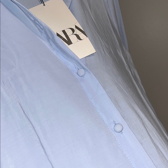 ZARA BLOUSE nwt WITH LINED BUTTONS - small - Picture 7 of 7